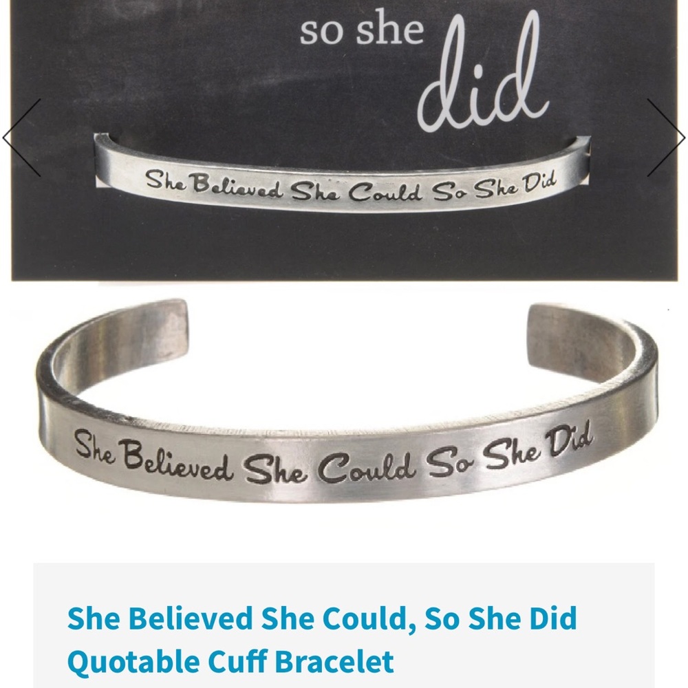 Whitney Howard Designs Quotable Cuff bracelet
